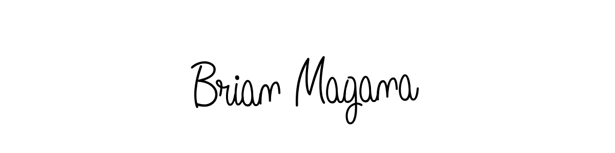 Angelique-Rose-font-FFP is a professional signature style that is perfect for those who want to add a touch of class to their signature. It is also a great choice for those who want to make their signature more unique. Get Brian Magana name to fancy signature for free. Brian Magana signature style 5 images and pictures png