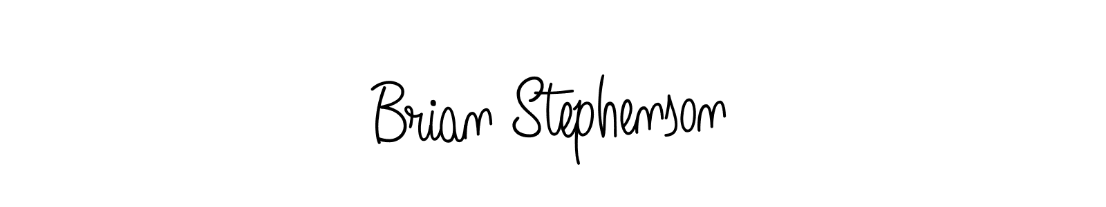 You should practise on your own different ways (Angelique-Rose-font-FFP) to write your name (Brian Stephenson) in signature. don't let someone else do it for you. Brian Stephenson signature style 5 images and pictures png