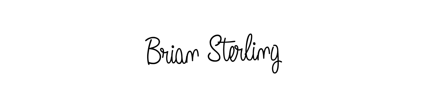 Make a beautiful signature design for name Brian Sterling. With this signature (Angelique-Rose-font-FFP) style, you can create a handwritten signature for free. Brian Sterling signature style 5 images and pictures png