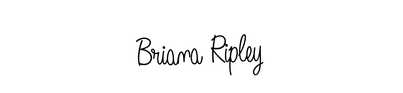 The best way (Angelique-Rose-font-FFP) to make a short signature is to pick only two or three words in your name. The name Briana Ripley include a total of six letters. For converting this name. Briana Ripley signature style 5 images and pictures png