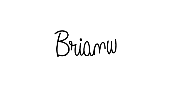 You should practise on your own different ways (Angelique-Rose-font-FFP) to write your name (Brianw) in signature. don't let someone else do it for you. Brianw signature style 5 images and pictures png
