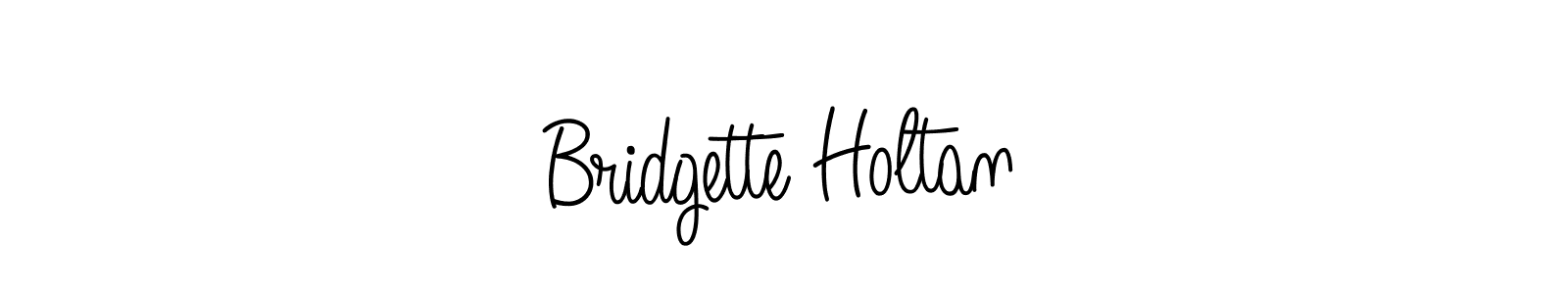 Make a beautiful signature design for name Bridgette Holtan. Use this online signature maker to create a handwritten signature for free. Bridgette Holtan signature style 5 images and pictures png