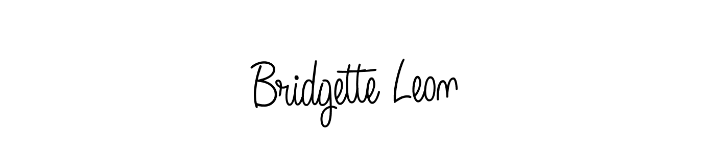 Make a beautiful signature design for name Bridgette Leon. Use this online signature maker to create a handwritten signature for free. Bridgette Leon signature style 5 images and pictures png