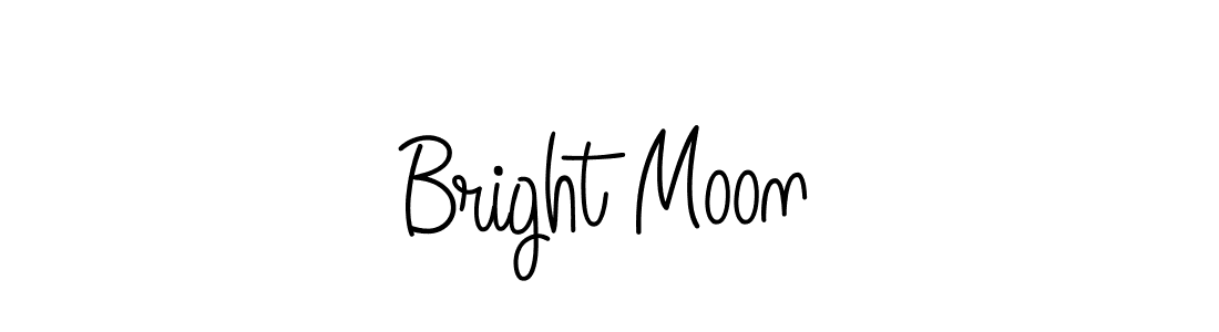 How to make Bright Moon signature? Angelique-Rose-font-FFP is a professional autograph style. Create handwritten signature for Bright Moon name. Bright Moon signature style 5 images and pictures png