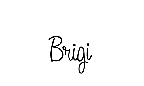 How to make Brigi name signature. Use Angelique-Rose-font-FFP style for creating short signs online. This is the latest handwritten sign. Brigi signature style 5 images and pictures png