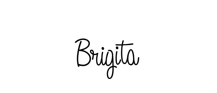 How to Draw Brigita signature style? Angelique-Rose-font-FFP is a latest design signature styles for name Brigita. Brigita signature style 5 images and pictures png