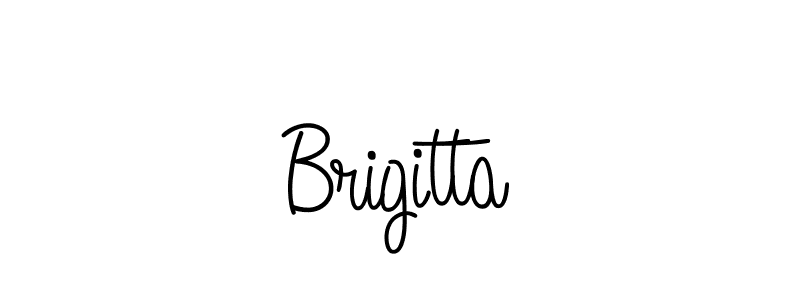 Use a signature maker to create a handwritten signature online. With this signature software, you can design (Angelique-Rose-font-FFP) your own signature for name Brigitta. Brigitta signature style 5 images and pictures png
