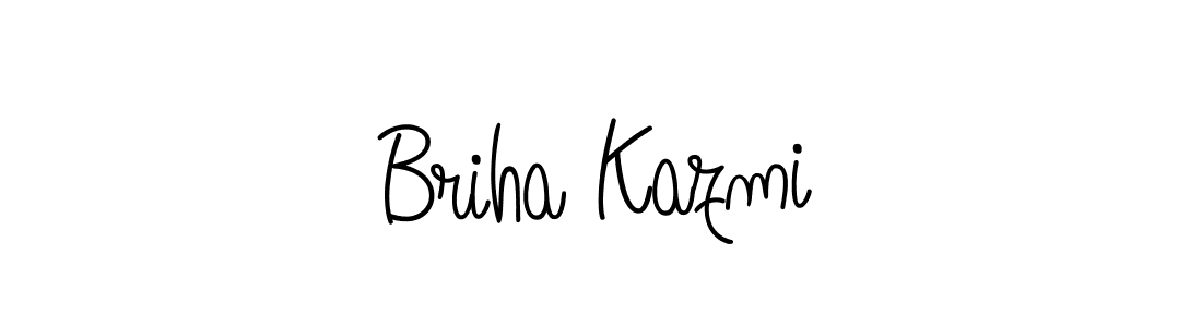 Make a beautiful signature design for name Briha Kazmi. Use this online signature maker to create a handwritten signature for free. Briha Kazmi signature style 5 images and pictures png