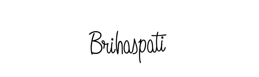 Make a beautiful signature design for name Brihaspati. With this signature (Angelique-Rose-font-FFP) style, you can create a handwritten signature for free. Brihaspati signature style 5 images and pictures png
