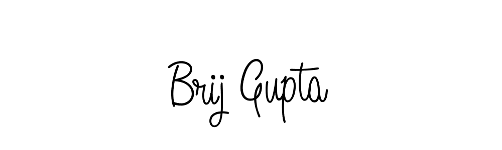 Make a beautiful signature design for name Brij Gupta. With this signature (Angelique-Rose-font-FFP) style, you can create a handwritten signature for free. Brij Gupta signature style 5 images and pictures png