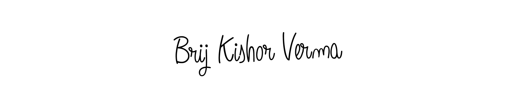 Once you've used our free online signature maker to create your best signature Angelique-Rose-font-FFP style, it's time to enjoy all of the benefits that Brij Kishor Verma name signing documents. Brij Kishor Verma signature style 5 images and pictures png