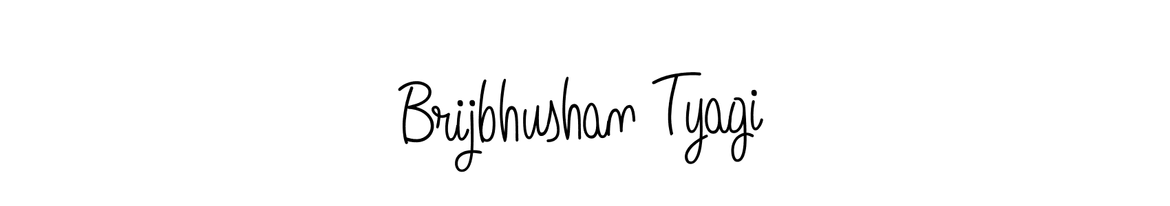 Design your own signature with our free online signature maker. With this signature software, you can create a handwritten (Angelique-Rose-font-FFP) signature for name Brijbhushan Tyagi. Brijbhushan Tyagi signature style 5 images and pictures png