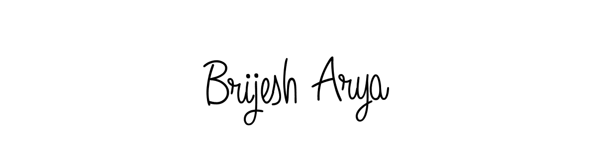 Angelique-Rose-font-FFP is a professional signature style that is perfect for those who want to add a touch of class to their signature. It is also a great choice for those who want to make their signature more unique. Get Brijesh Arya name to fancy signature for free. Brijesh Arya signature style 5 images and pictures png