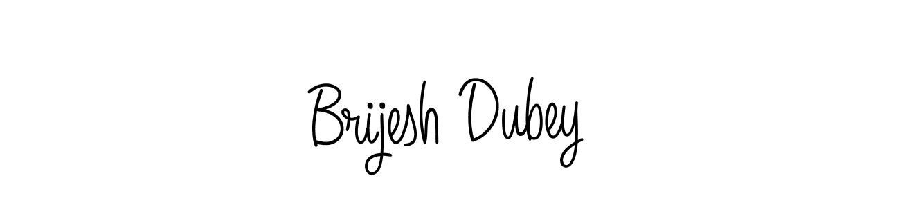 Also we have Brijesh Dubey name is the best signature style. Create professional handwritten signature collection using Angelique-Rose-font-FFP autograph style. Brijesh Dubey signature style 5 images and pictures png