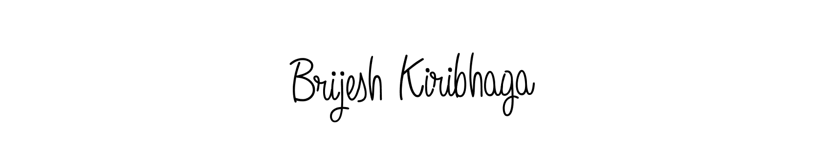 How to make Brijesh Kiribhaga name signature. Use Angelique-Rose-font-FFP style for creating short signs online. This is the latest handwritten sign. Brijesh Kiribhaga signature style 5 images and pictures png