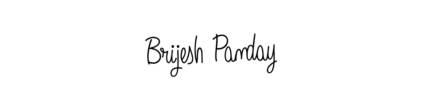 Make a short Brijesh Panday signature style. Manage your documents anywhere anytime using Angelique-Rose-font-FFP. Create and add eSignatures, submit forms, share and send files easily. Brijesh Panday signature style 5 images and pictures png