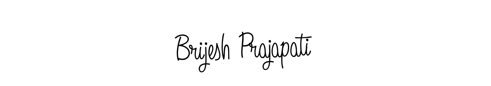 Use a signature maker to create a handwritten signature online. With this signature software, you can design (Angelique-Rose-font-FFP) your own signature for name Brijesh Prajapati. Brijesh Prajapati signature style 5 images and pictures png