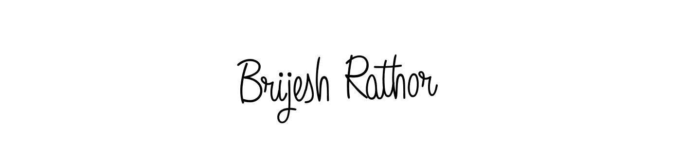 Create a beautiful signature design for name Brijesh Rathor. With this signature (Angelique-Rose-font-FFP) fonts, you can make a handwritten signature for free. Brijesh Rathor signature style 5 images and pictures png