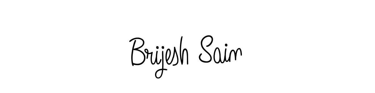 You can use this online signature creator to create a handwritten signature for the name Brijesh Sain. This is the best online autograph maker. Brijesh Sain signature style 5 images and pictures png