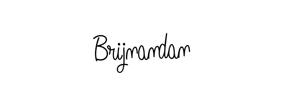 You should practise on your own different ways (Angelique-Rose-font-FFP) to write your name (Brijnandan) in signature. don't let someone else do it for you. Brijnandan signature style 5 images and pictures png