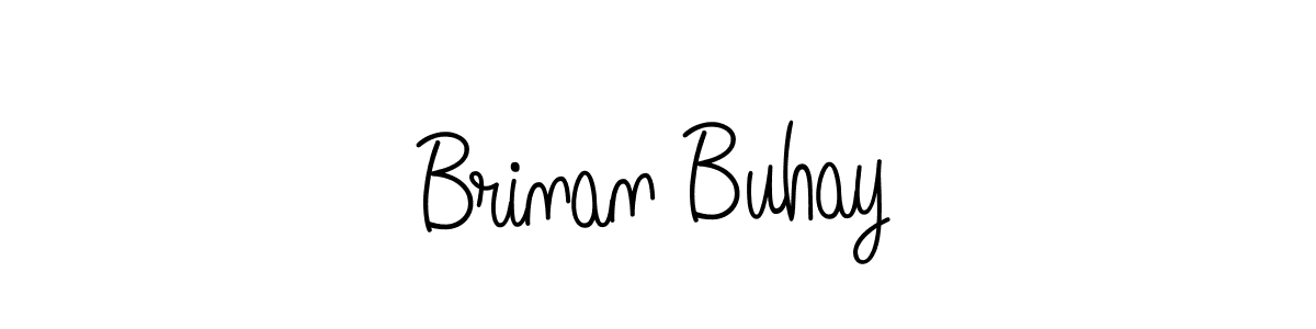 Use a signature maker to create a handwritten signature online. With this signature software, you can design (Angelique-Rose-font-FFP) your own signature for name Brinan Buhay. Brinan Buhay signature style 5 images and pictures png