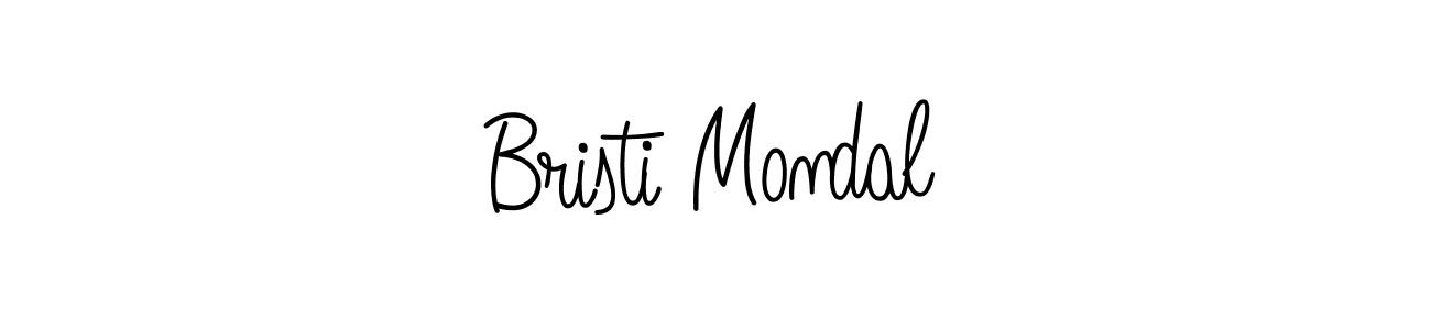 Also we have Bristi Mondal name is the best signature style. Create professional handwritten signature collection using Angelique-Rose-font-FFP autograph style. Bristi Mondal signature style 5 images and pictures png