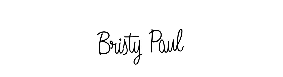 Use a signature maker to create a handwritten signature online. With this signature software, you can design (Angelique-Rose-font-FFP) your own signature for name Bristy Paul. Bristy Paul signature style 5 images and pictures png