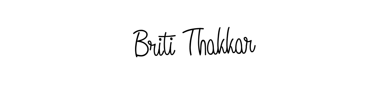 How to Draw Briti Thakkar signature style? Angelique-Rose-font-FFP is a latest design signature styles for name Briti Thakkar. Briti Thakkar signature style 5 images and pictures png