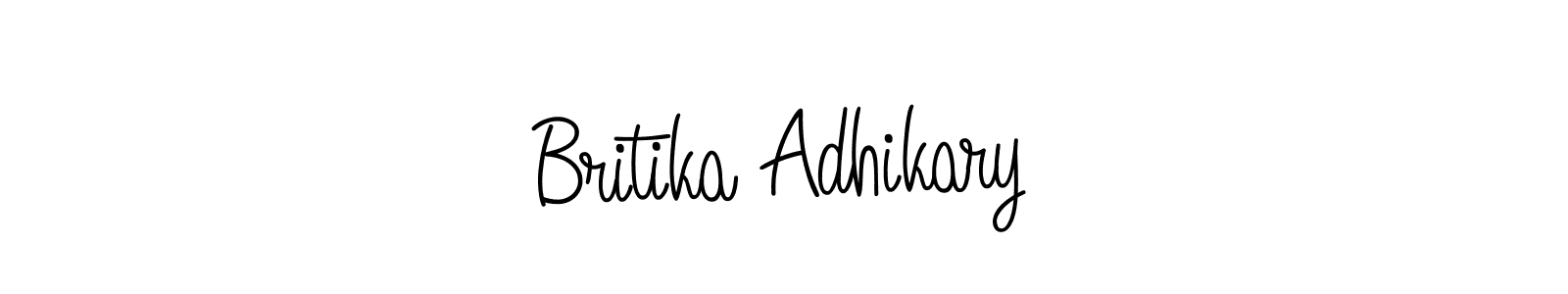 Once you've used our free online signature maker to create your best signature Angelique-Rose-font-FFP style, it's time to enjoy all of the benefits that Britika Adhikary name signing documents. Britika Adhikary signature style 5 images and pictures png