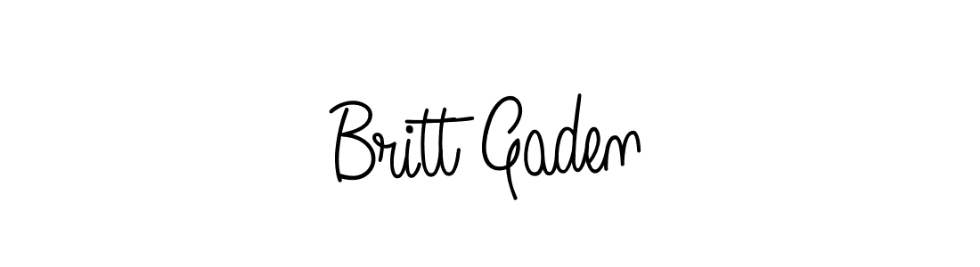 Check out images of Autograph of Britt Gaden name. Actor Britt Gaden Signature Style. Angelique-Rose-font-FFP is a professional sign style online. Britt Gaden signature style 5 images and pictures png