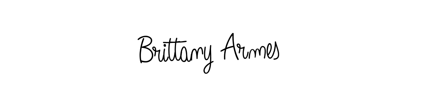 How to Draw Brittany Armes signature style? Angelique-Rose-font-FFP is a latest design signature styles for name Brittany Armes. Brittany Armes signature style 5 images and pictures png