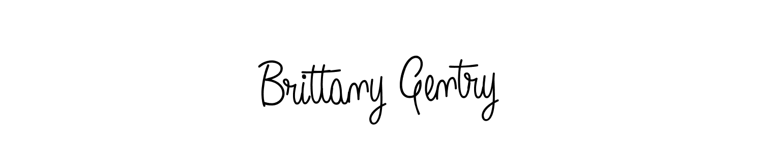 Use a signature maker to create a handwritten signature online. With this signature software, you can design (Angelique-Rose-font-FFP) your own signature for name Brittany Gentry. Brittany Gentry signature style 5 images and pictures png