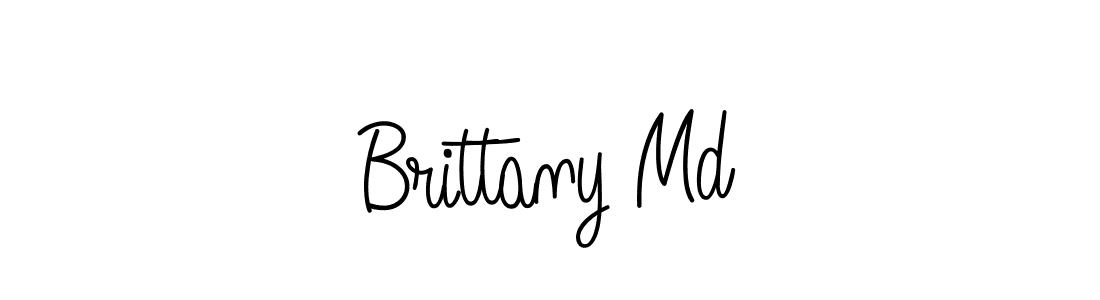How to Draw Brittany Md signature style? Angelique-Rose-font-FFP is a latest design signature styles for name Brittany Md. Brittany Md signature style 5 images and pictures png