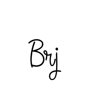 Design your own signature with our free online signature maker. With this signature software, you can create a handwritten (Angelique-Rose-font-FFP) signature for name Brj. Brj signature style 5 images and pictures png