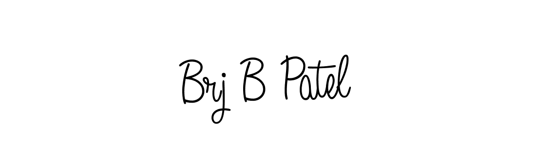 Design your own signature with our free online signature maker. With this signature software, you can create a handwritten (Angelique-Rose-font-FFP) signature for name Brj B Patel. Brj B Patel signature style 5 images and pictures png