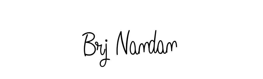 How to make Brj Nandan signature? Angelique-Rose-font-FFP is a professional autograph style. Create handwritten signature for Brj Nandan name. Brj Nandan signature style 5 images and pictures png