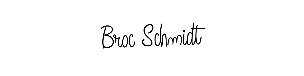 Design your own signature with our free online signature maker. With this signature software, you can create a handwritten (Angelique-Rose-font-FFP) signature for name Broc Schmidt. Broc Schmidt signature style 5 images and pictures png