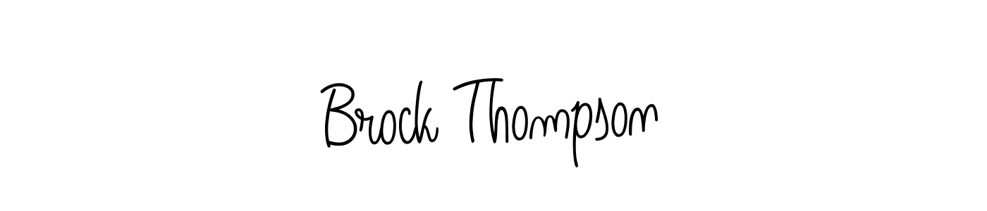 Similarly Angelique-Rose-font-FFP is the best handwritten signature design. Signature creator online .You can use it as an online autograph creator for name Brock Thompson. Brock Thompson signature style 5 images and pictures png