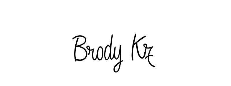 Once you've used our free online signature maker to create your best signature Angelique-Rose-font-FFP style, it's time to enjoy all of the benefits that Brody Kz name signing documents. Brody Kz signature style 5 images and pictures png