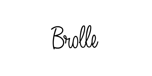 Make a beautiful signature design for name Brolle. Use this online signature maker to create a handwritten signature for free. Brolle signature style 5 images and pictures png