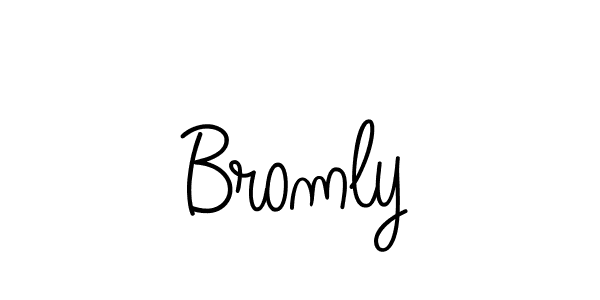 Design your own signature with our free online signature maker. With this signature software, you can create a handwritten (Angelique-Rose-font-FFP) signature for name Bromly. Bromly signature style 5 images and pictures png