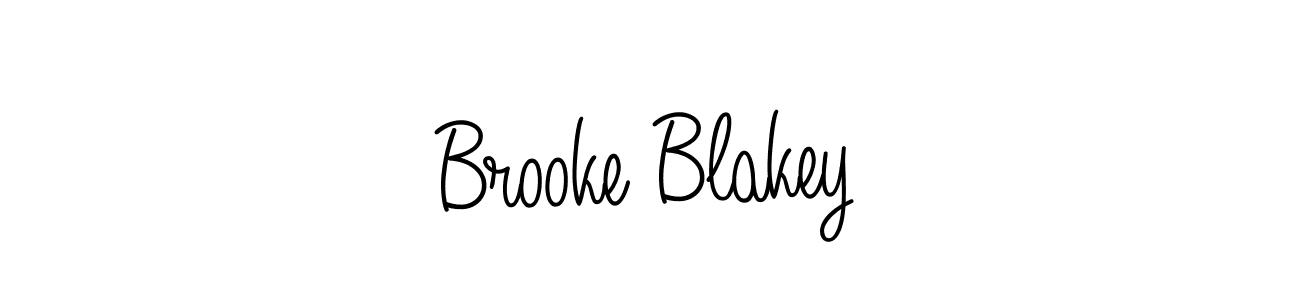 How to make Brooke Blakey signature? Angelique-Rose-font-FFP is a professional autograph style. Create handwritten signature for Brooke Blakey name. Brooke Blakey signature style 5 images and pictures png