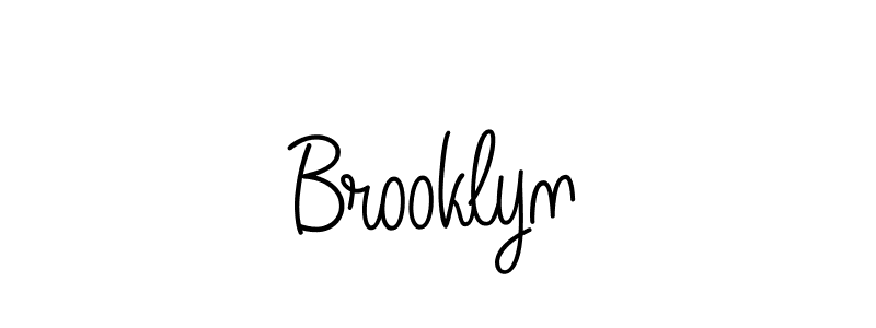 Make a beautiful signature design for name Brooklyn. With this signature (Angelique-Rose-font-FFP) style, you can create a handwritten signature for free. Brooklyn signature style 5 images and pictures png