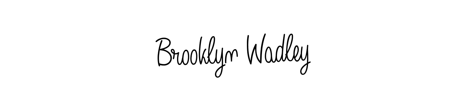 How to make Brooklyn Wadley signature? Angelique-Rose-font-FFP is a professional autograph style. Create handwritten signature for Brooklyn Wadley name. Brooklyn Wadley signature style 5 images and pictures png