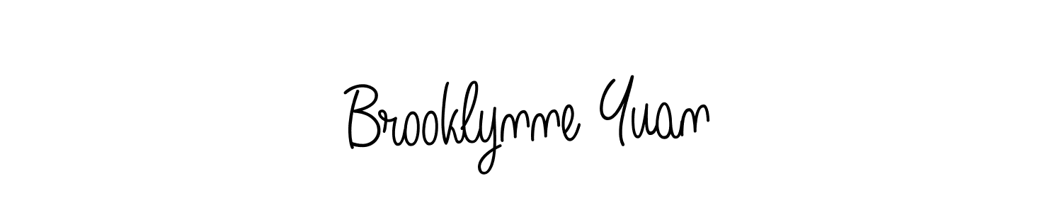 Make a short Brooklynne Yuan signature style. Manage your documents anywhere anytime using Angelique-Rose-font-FFP. Create and add eSignatures, submit forms, share and send files easily. Brooklynne Yuan signature style 5 images and pictures png