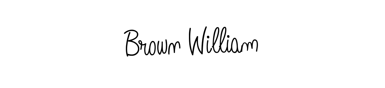 Once you've used our free online signature maker to create your best signature Angelique-Rose-font-FFP style, it's time to enjoy all of the benefits that Brown William name signing documents. Brown William signature style 5 images and pictures png