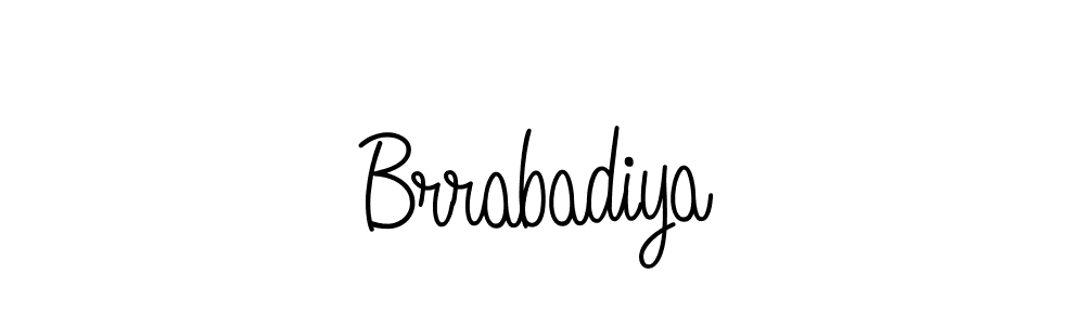 Brrabadiya stylish signature style. Best Handwritten Sign (Angelique-Rose-font-FFP) for my name. Handwritten Signature Collection Ideas for my name Brrabadiya. Brrabadiya signature style 5 images and pictures png