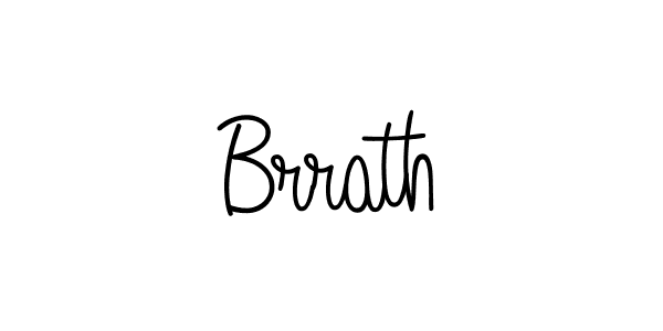 Use a signature maker to create a handwritten signature online. With this signature software, you can design (Angelique-Rose-font-FFP) your own signature for name Brrath. Brrath signature style 5 images and pictures png