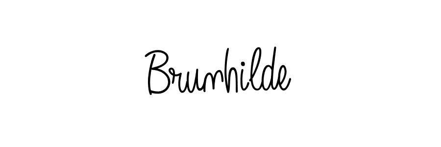 Best and Professional Signature Style for Brunhilde. Angelique-Rose-font-FFP Best Signature Style Collection. Brunhilde signature style 5 images and pictures png