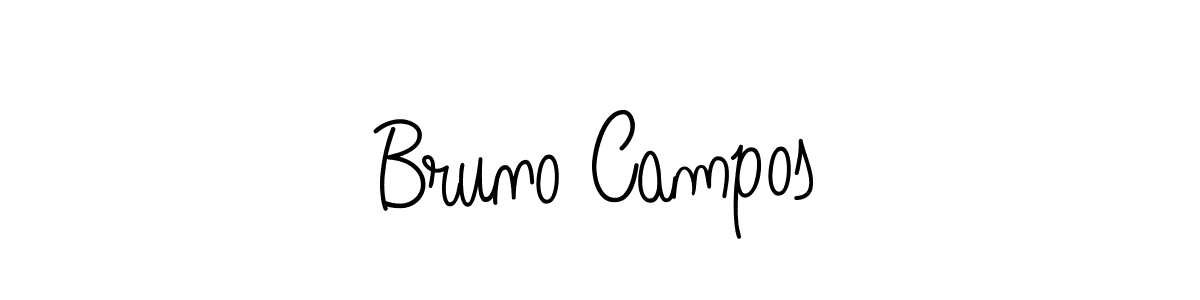 Create a beautiful signature design for name Bruno Campos. With this signature (Angelique-Rose-font-FFP) fonts, you can make a handwritten signature for free. Bruno Campos signature style 5 images and pictures png